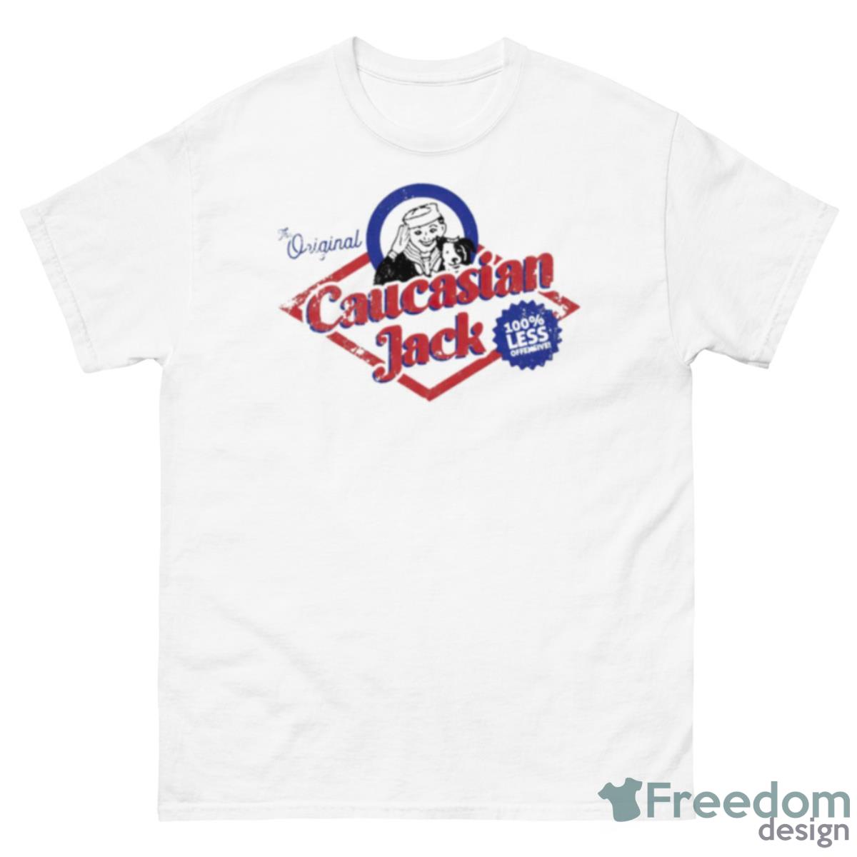 The Original Caucasian Jack Shirt - 500 Men’s Classic Tee Gildan