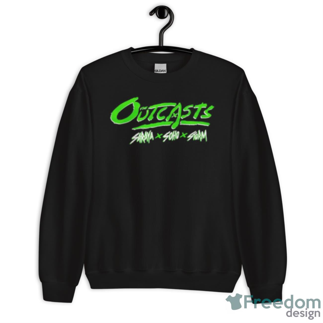 The Outcasts Saraya X Soho X Storm AEW Shirt - Unisex Crewneck Sweatshirt