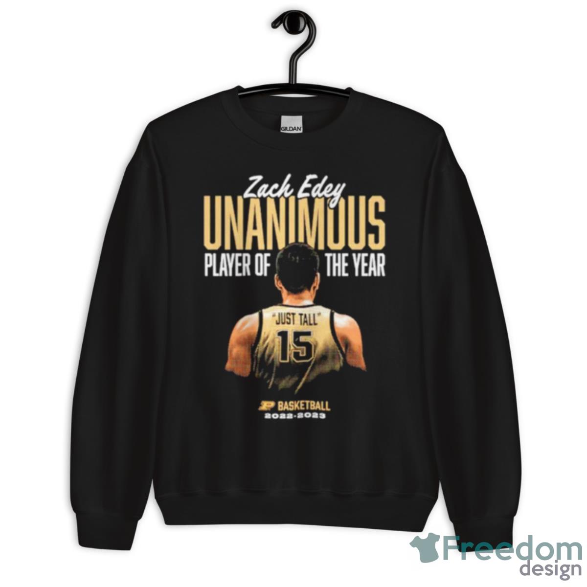 The Purdue Zach Edey Player Of The Year Shirt - Unisex Crewneck Sweatshirt