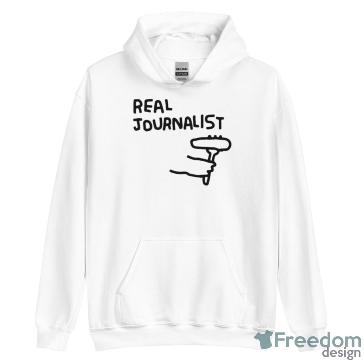 The Real Journalists Of New York Shirt - Unisex Heavy Blend Hooded Sweatshirt