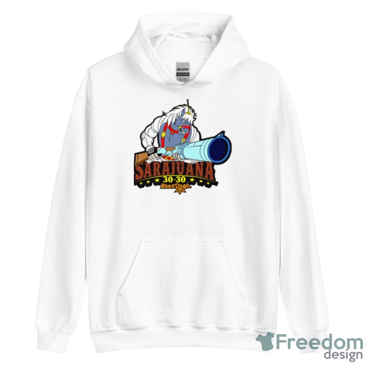 The Sarajuana From Bravestarr Shirt - Unisex Heavy Blend Hooded Sweatshirt