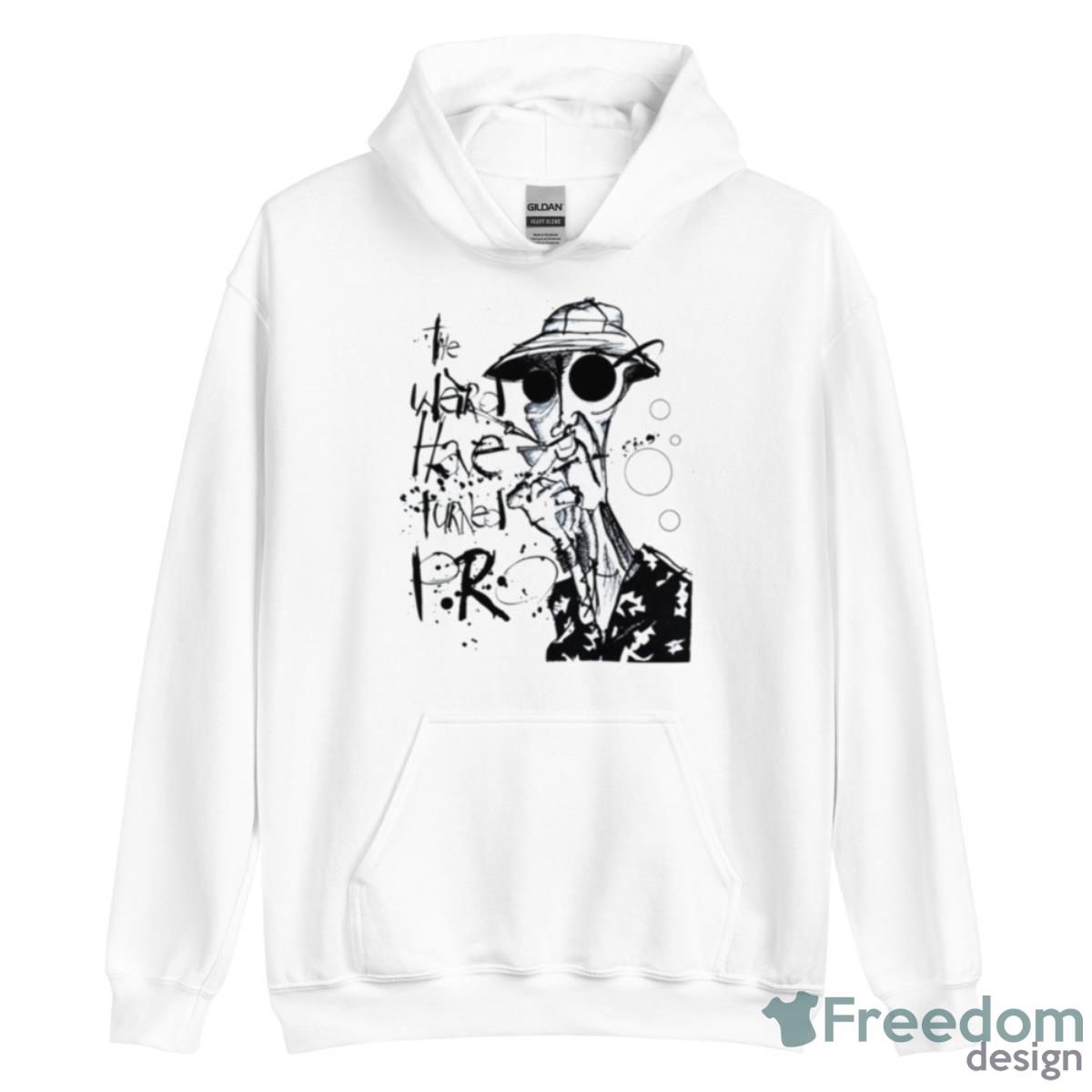 The Weird Have Turned Pro Hunter S Thompson Shirt - Unisex Heavy Blend Hooded Sweatshirt