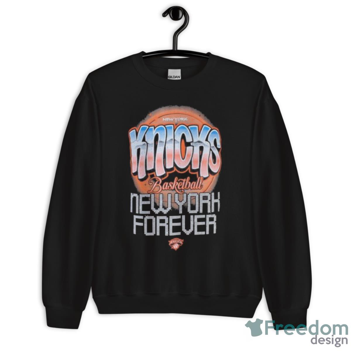 The Wild Collective Knicks NY Forever Band Shirt - Unisex Crewneck Sweatshirt