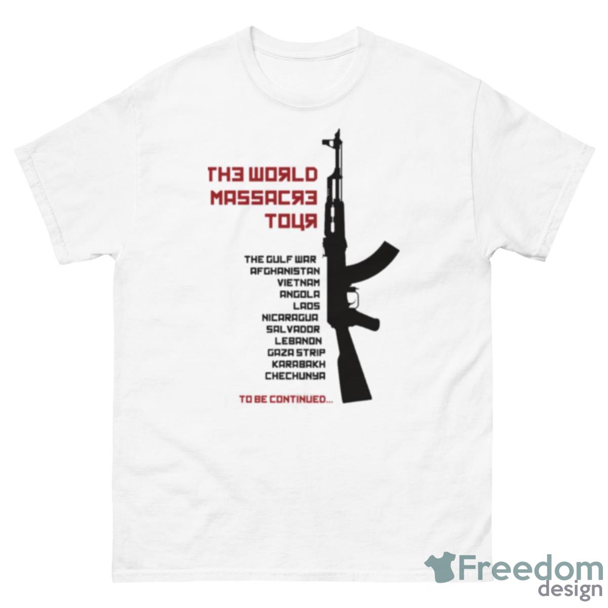 The World Massacre Tour Shirt - 500 Men’s Classic Tee Gildan