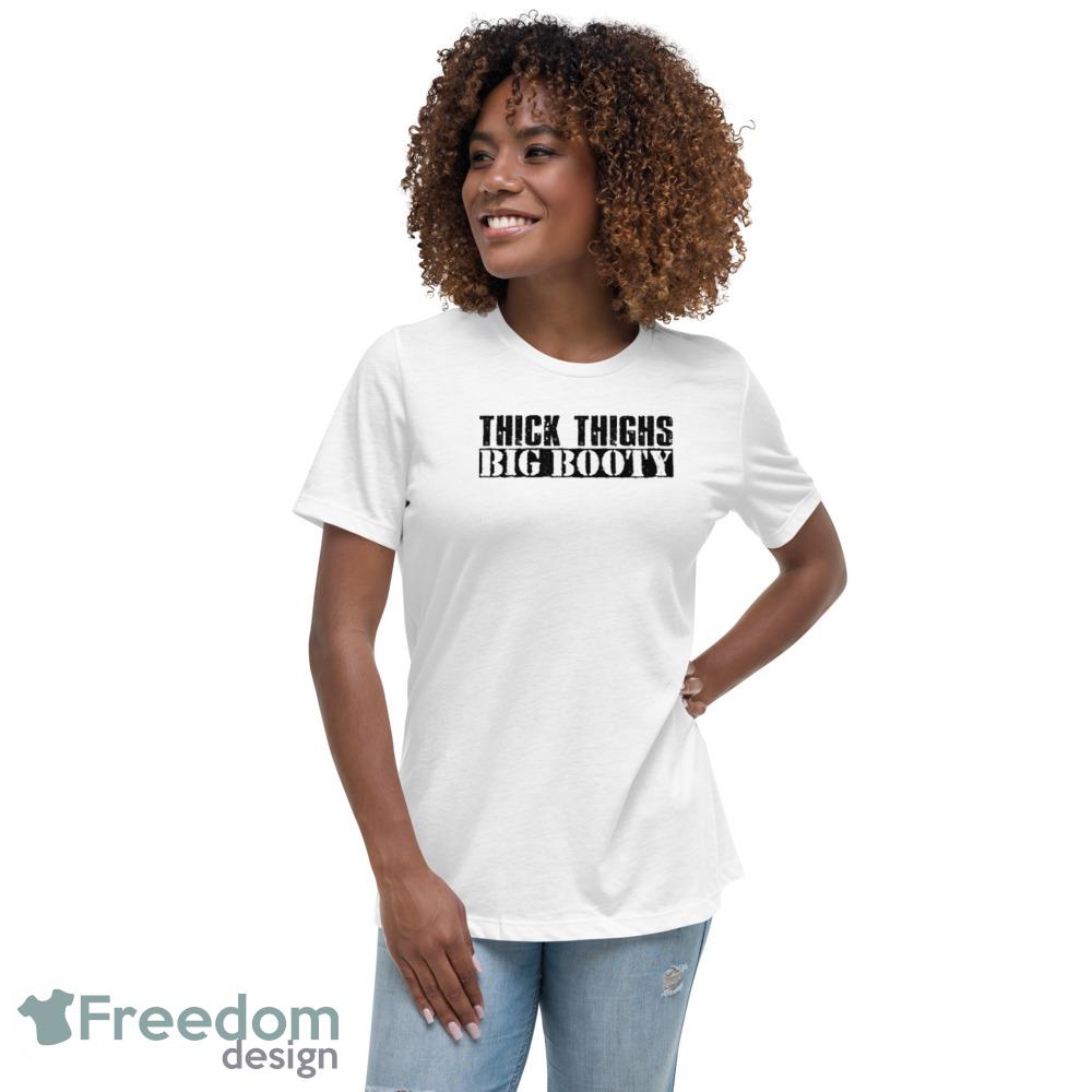 Thick Thighs Big Booty Vintage Black T shirt - Freedomdesign