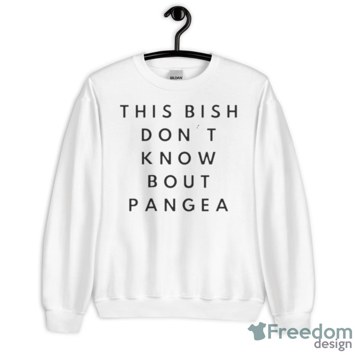 This Bish Don’t Know Bout Pangea Rap Quote Lil Dicky Shirt - Unisex Heavy Blend Crewneck Sweatshirt