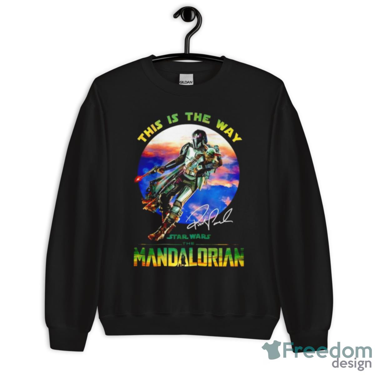 This Is A Way Star Wars The Mandalorian Signature Shirt - Unisex Crewneck Sweatshirt