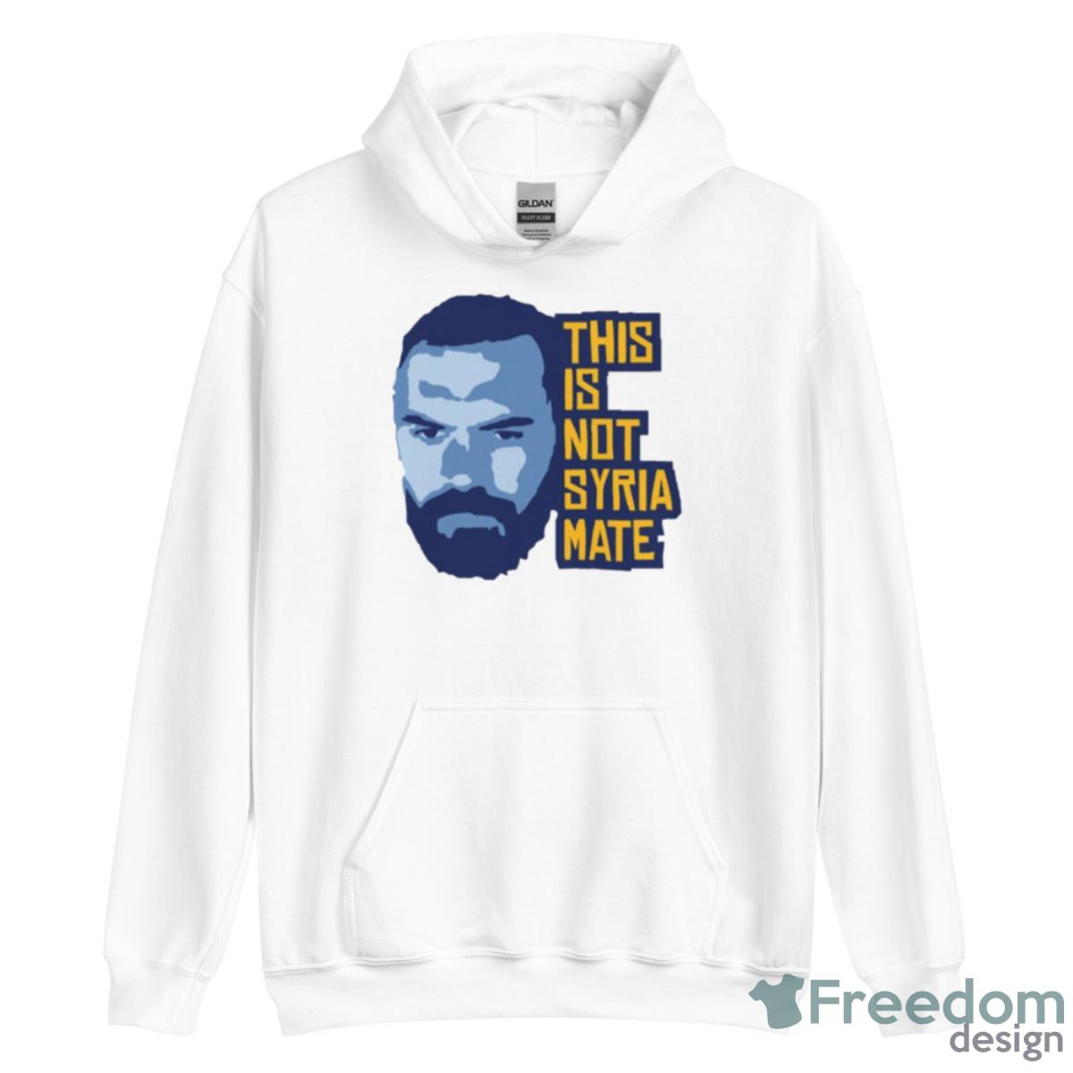 This Is Not Syria Mate Steven Adams shirt - Unisex Heavy Blend Hooded Sweatshirt