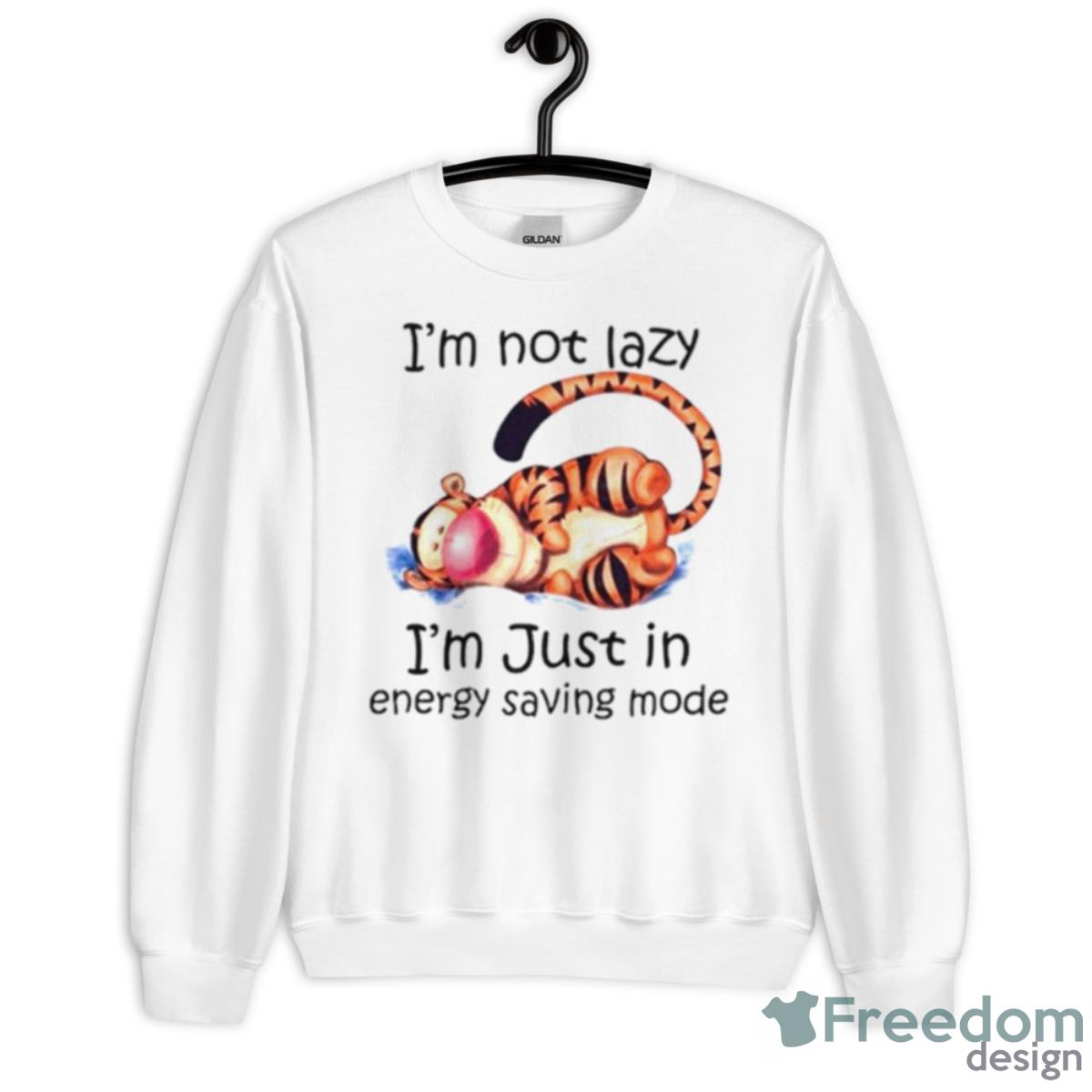 Tigger I’m not lazy I’m just in energy saving mode shirt - Unisex Heavy Blend Crewneck Sweatshirt