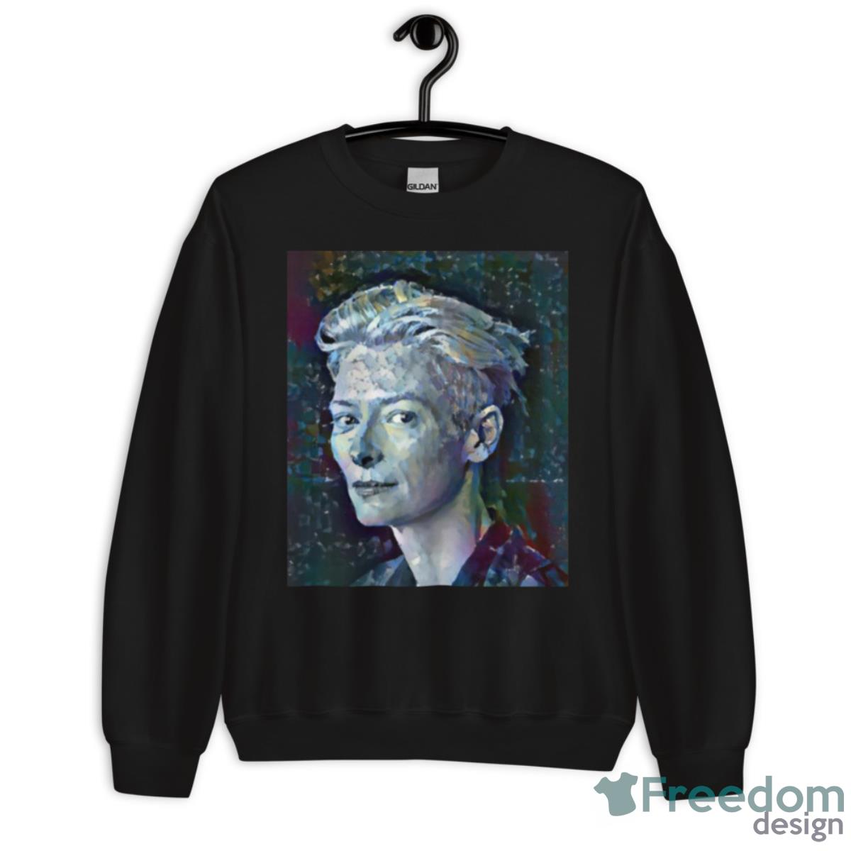 Tilda Swinton Pop Art Portrait Shirt - Unisex Crewneck Sweatshirt