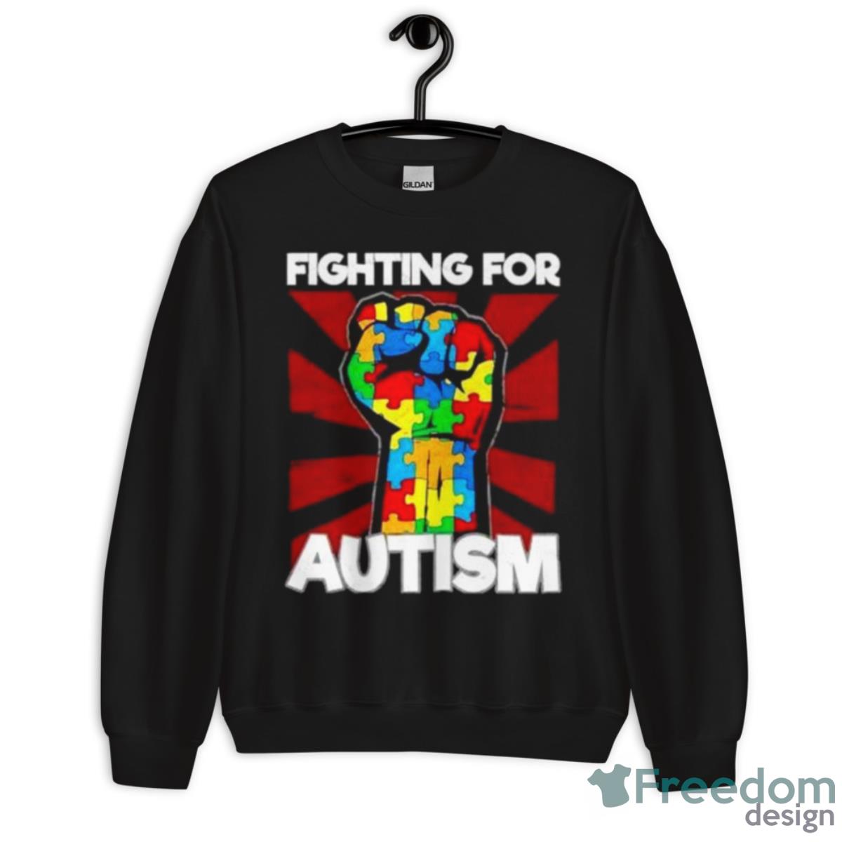 TKO Turner Fighting For Autism Shirt - Unisex Crewneck Sweatshirt