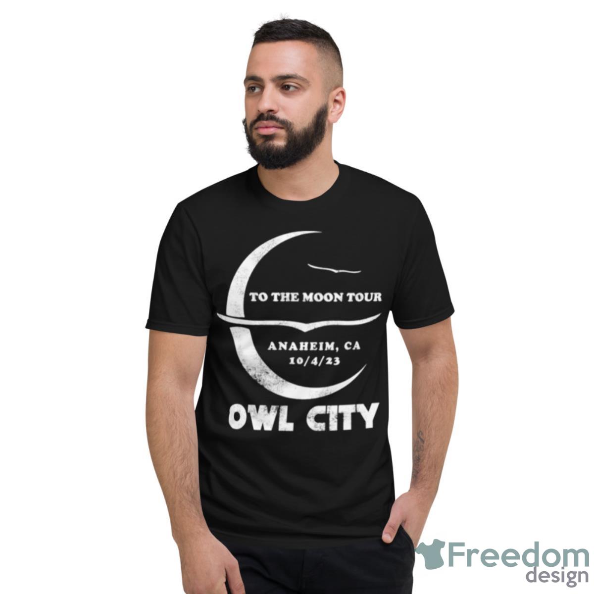 To The Moon Tour Anaheim Owl City Shirt - Short Sleeve T-Shirt