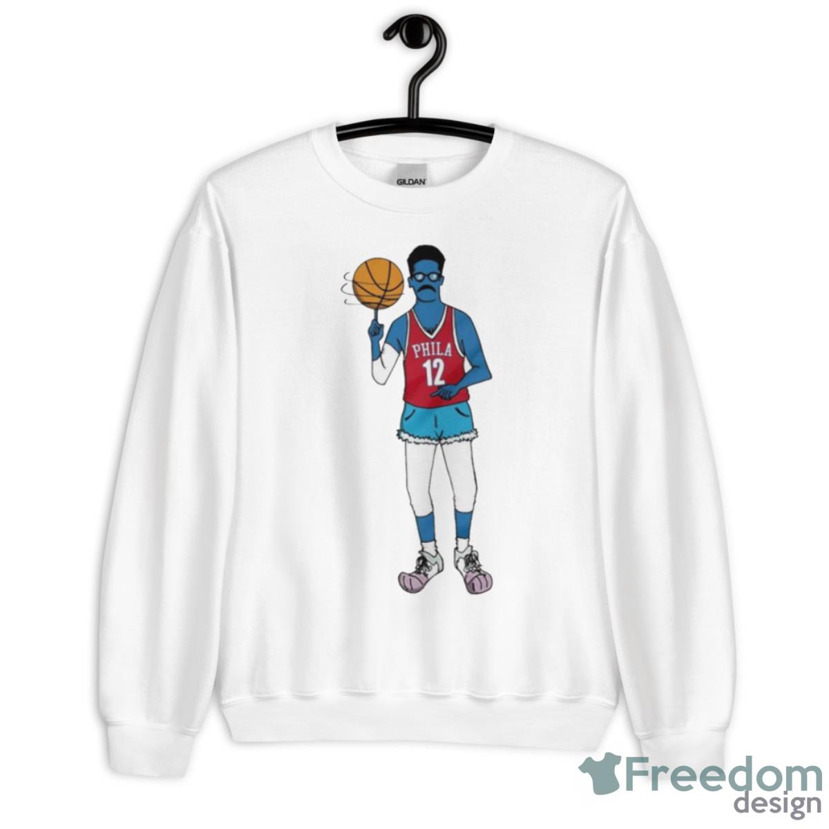 Tobias Harris Cartoon Phila 12 Shirt - Unisex Heavy Blend Crewneck Sweatshirt