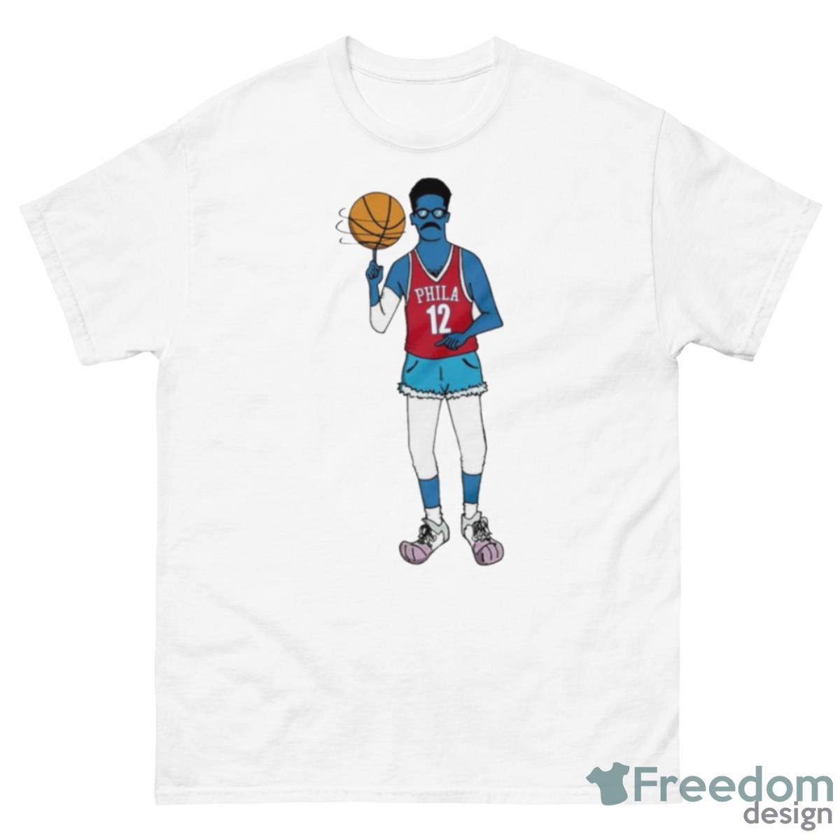 Tobias Harris Cartoon Phila 12 Shirt - 500 Men’s Classic Tee Gildan