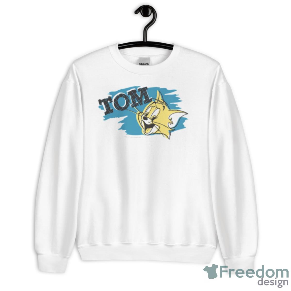 Tom Blue And Yellow Logo Shirt - Unisex Heavy Blend Crewneck Sweatshirt