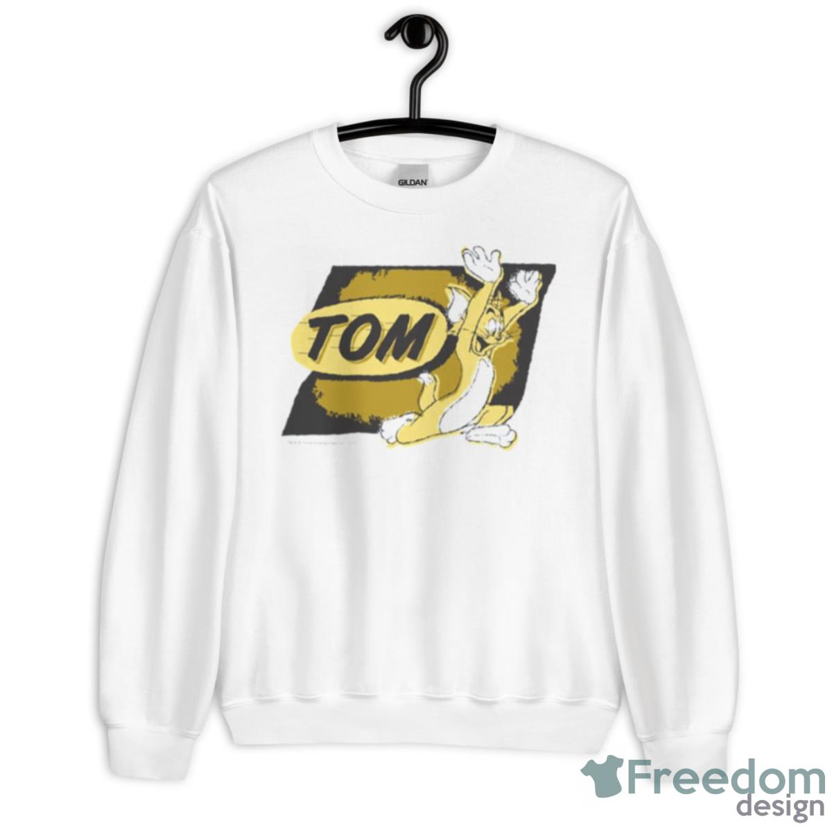 Tom Chasing Jerry Tom And Jerry Cartoon Shirt - Unisex Heavy Blend Crewneck Sweatshirt