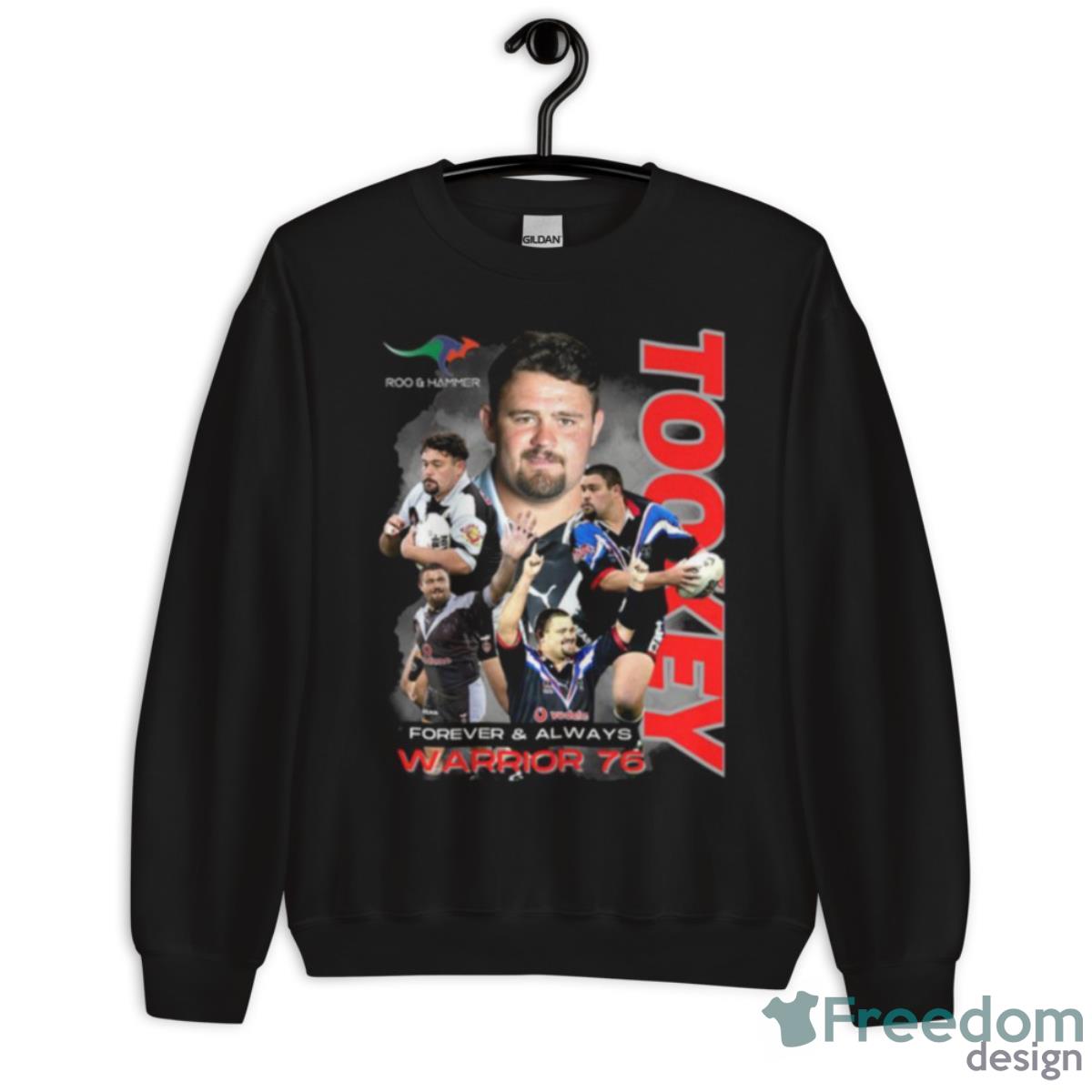 Tookey Forever Always Warrior 76 Rugby Shirt - Unisex Crewneck Sweatshirt