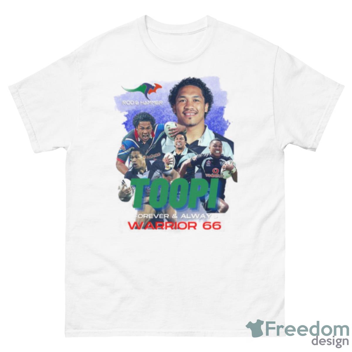 Toopi Rugby Forever & Always Warrior 66 Shirt - 500 Men’s Classic Tee Gildan