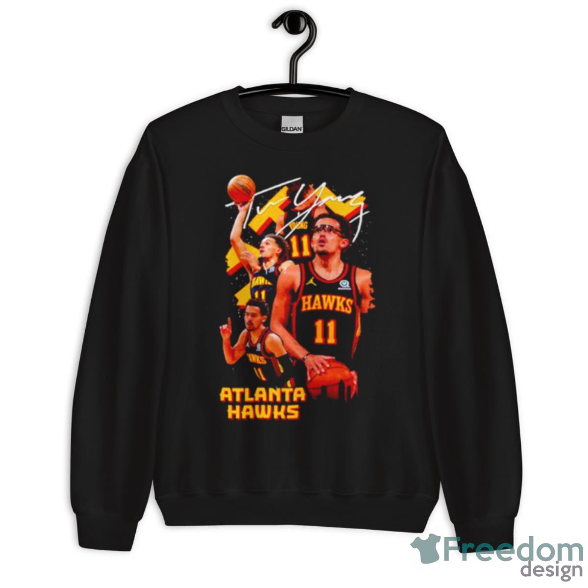 Trae Young Atlanta Hawks NBA Basketball Shirt - Unisex Crewneck Sweatshirt