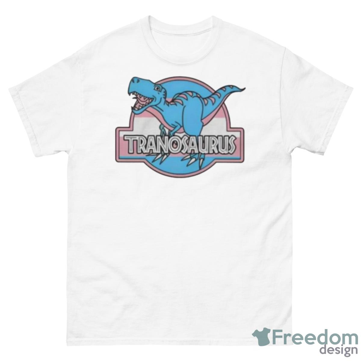 Tranosaurus Not A Trans Dinosaur Shirt - 500 Men’s Classic Tee Gildan