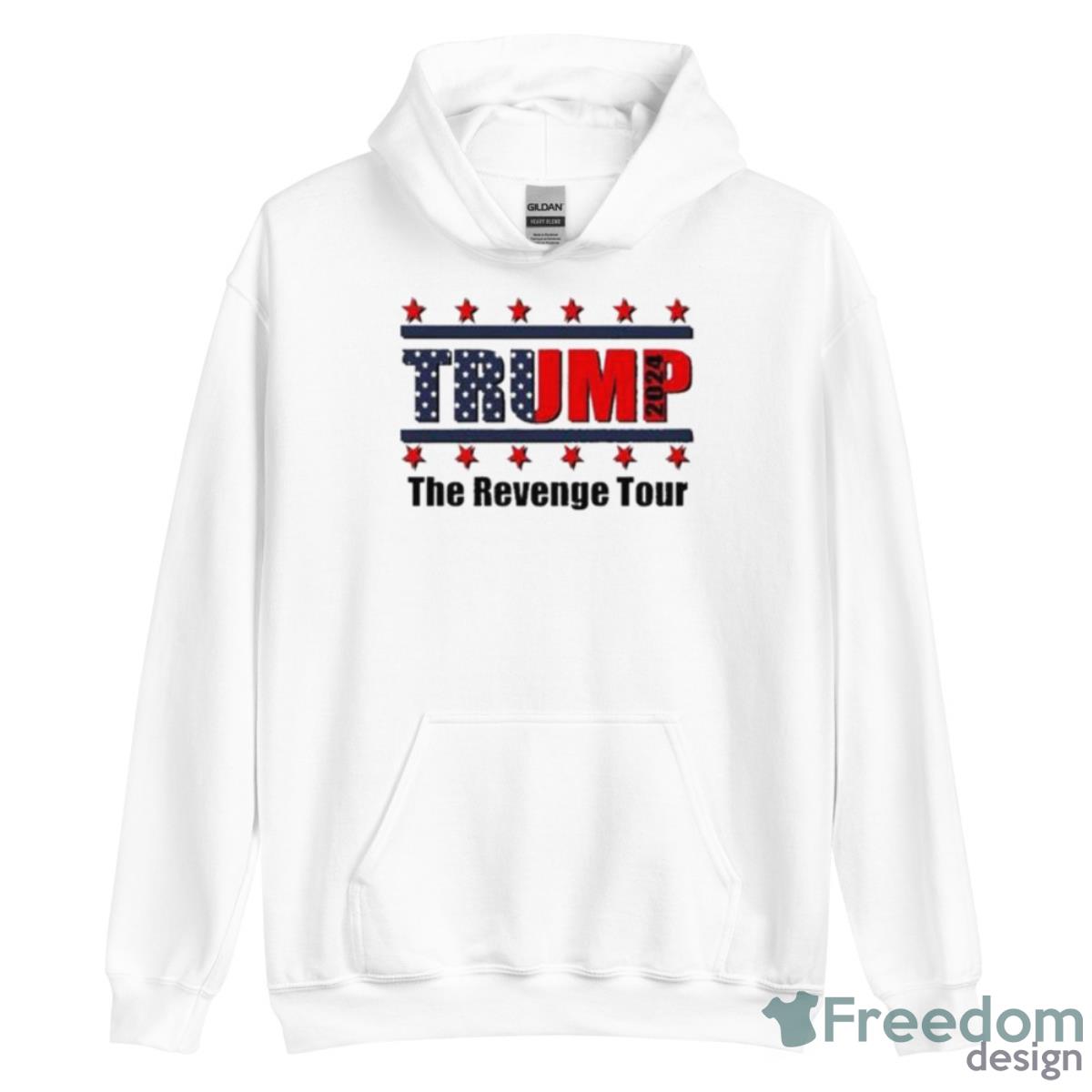 Trump 2024 The Revenge Tour Vintage Shirt - Unisex Heavy Blend Hooded Sweatshirt