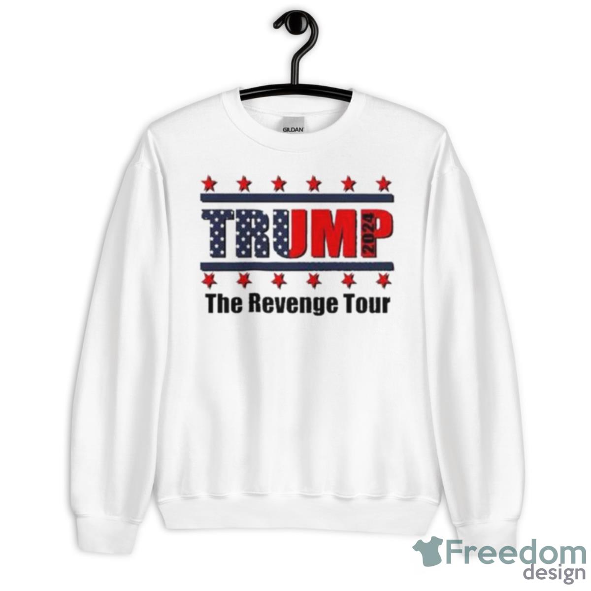 Trump 2024 The Revenge Tour Vintage Shirt - Unisex Heavy Blend Crewneck Sweatshirt