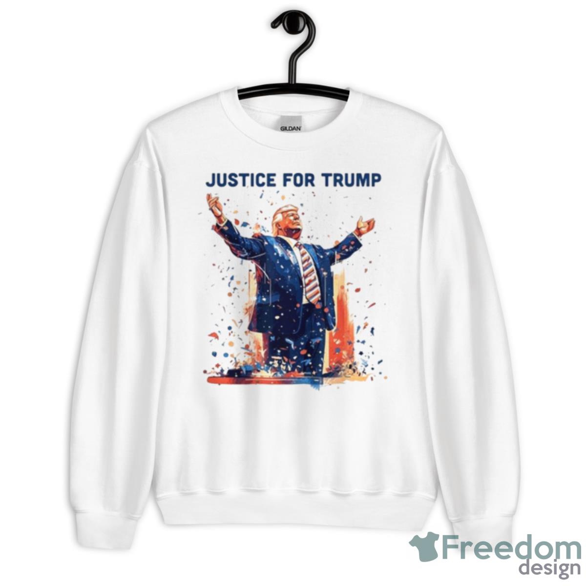 Trump justice for Trump T shirt - Unisex Heavy Blend Crewneck Sweatshirt