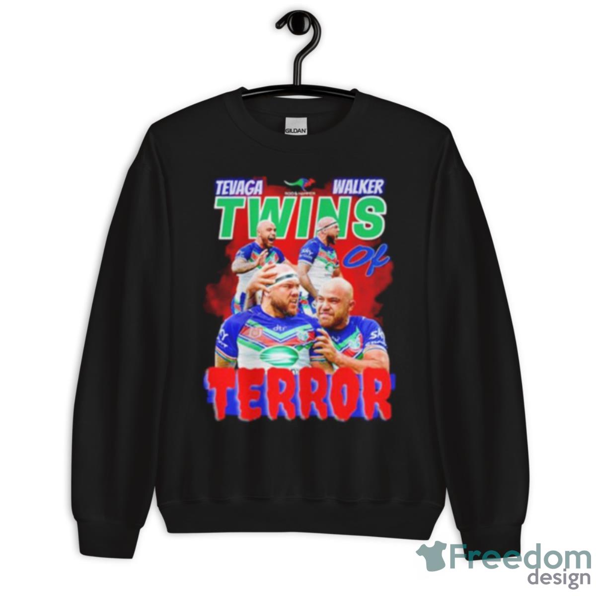 Twins Of Terror Rugby Warriors Shirt - Unisex Crewneck Sweatshirt