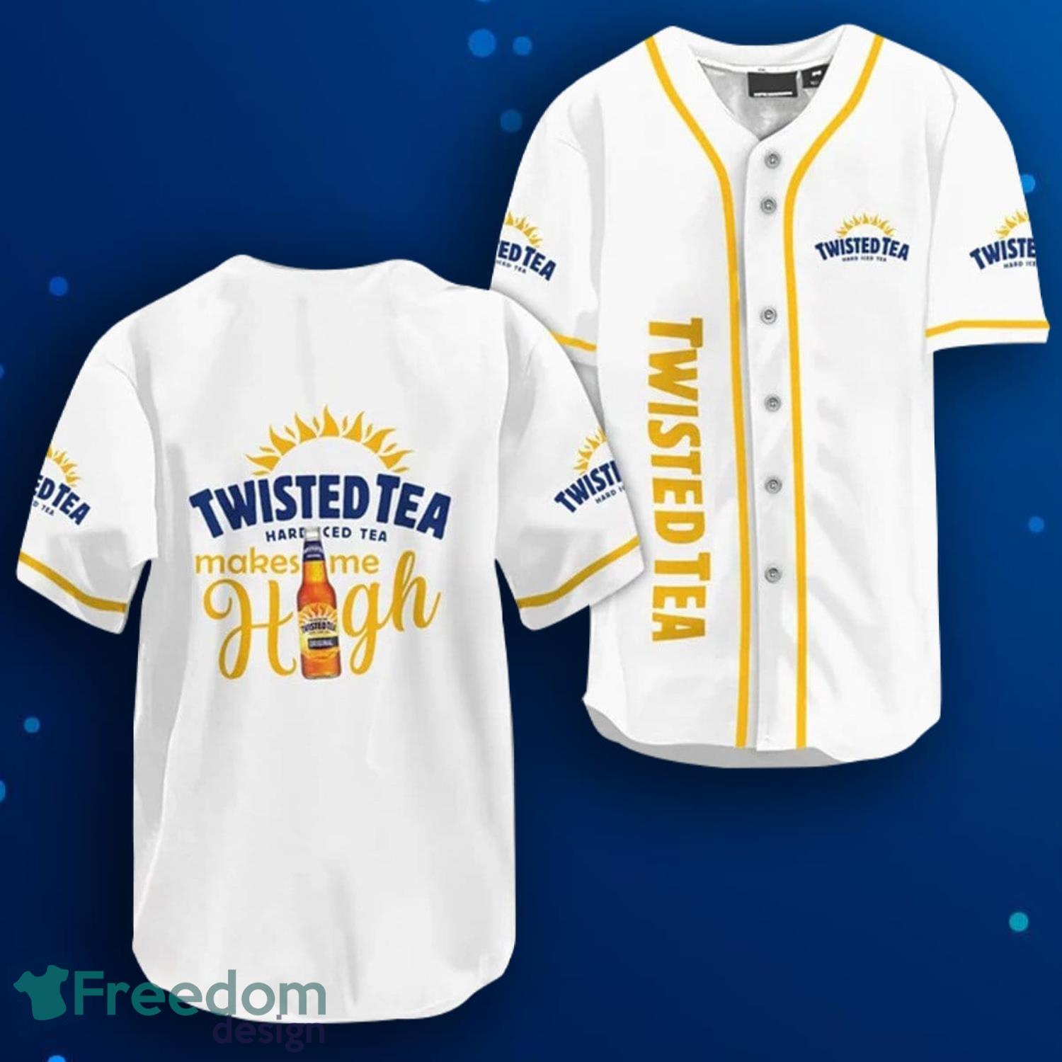 Twisted Tea Make Me High Baseball Jersey Product Photo 1