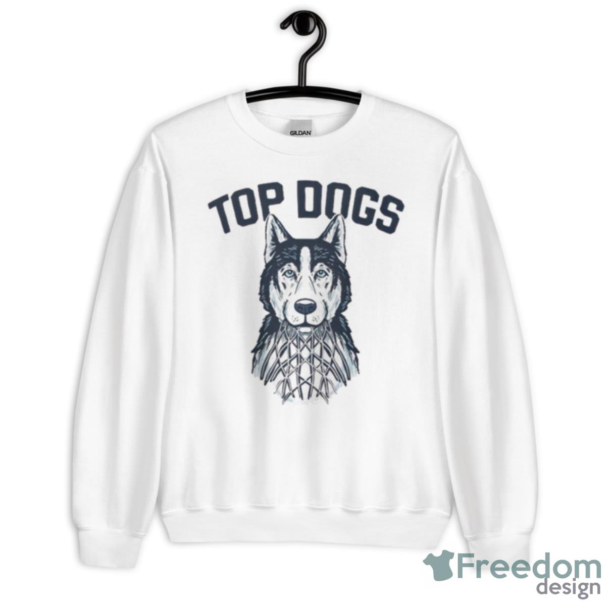 Uconn Huskies Basketball Top Dogs Shirt - Unisex Heavy Blend Crewneck Sweatshirt