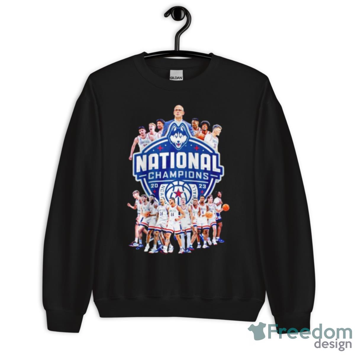 Uconn Huskies National Champions NCAA Men’s Basketball Shirt - Unisex Crewneck Sweatshirt