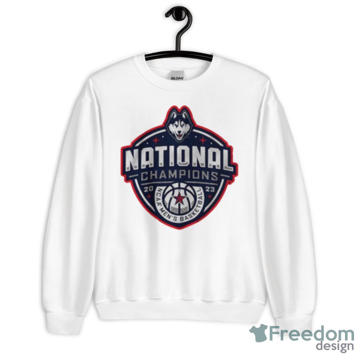 UConn Huskies NCAA Men’s Basketball National Champions 2023 Shirt - Unisex Heavy Blend Crewneck Sweatshirt