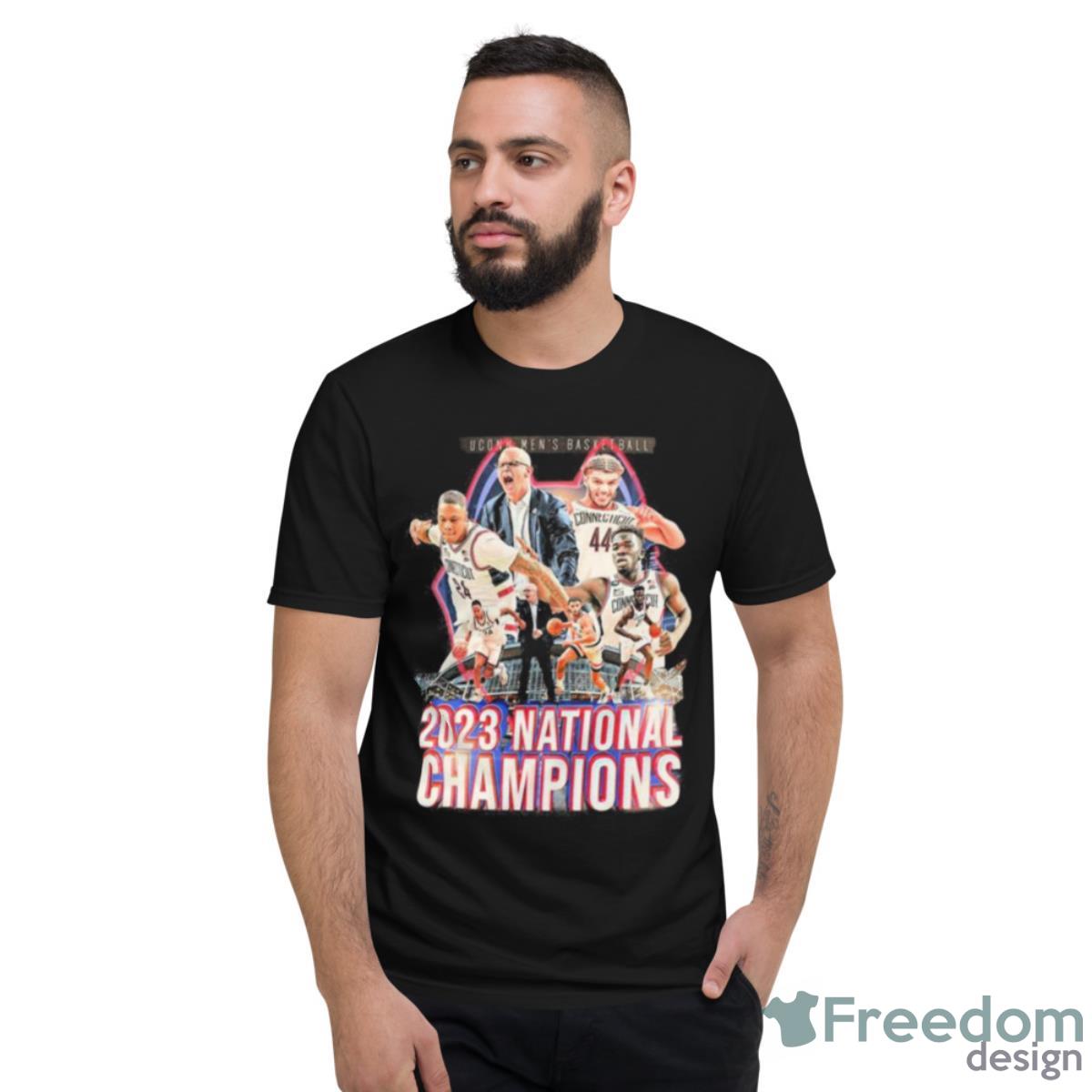 Uconn Men’s Basketball 2023 National Champions Shirt - Short Sleeve T-Shirt