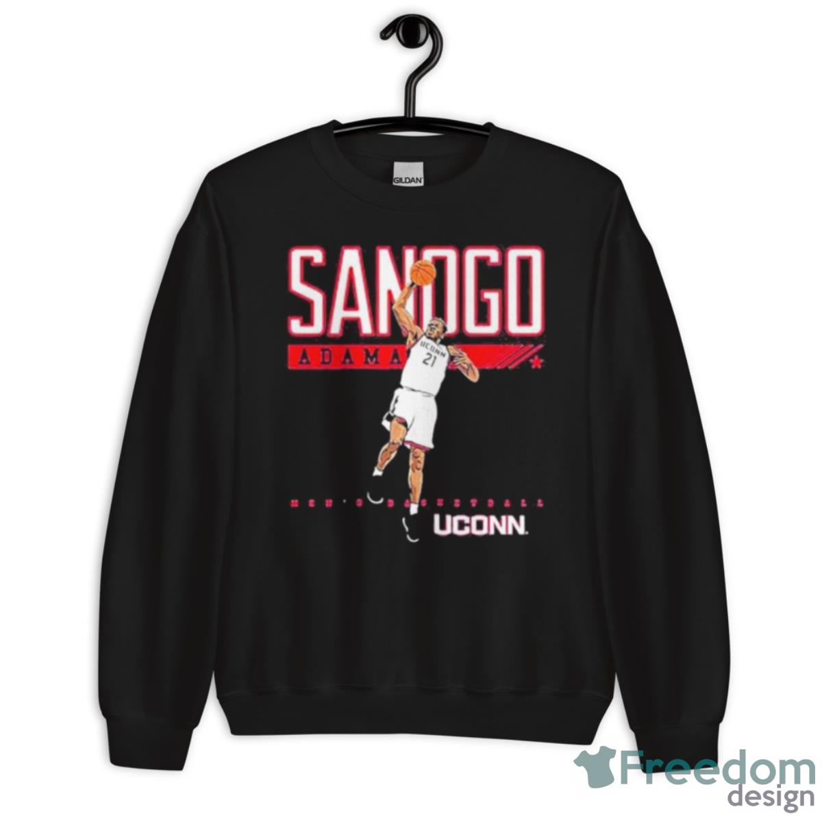 Uconn Mens Basketball Adama Sanogo Shirt - Unisex Crewneck Sweatshirt