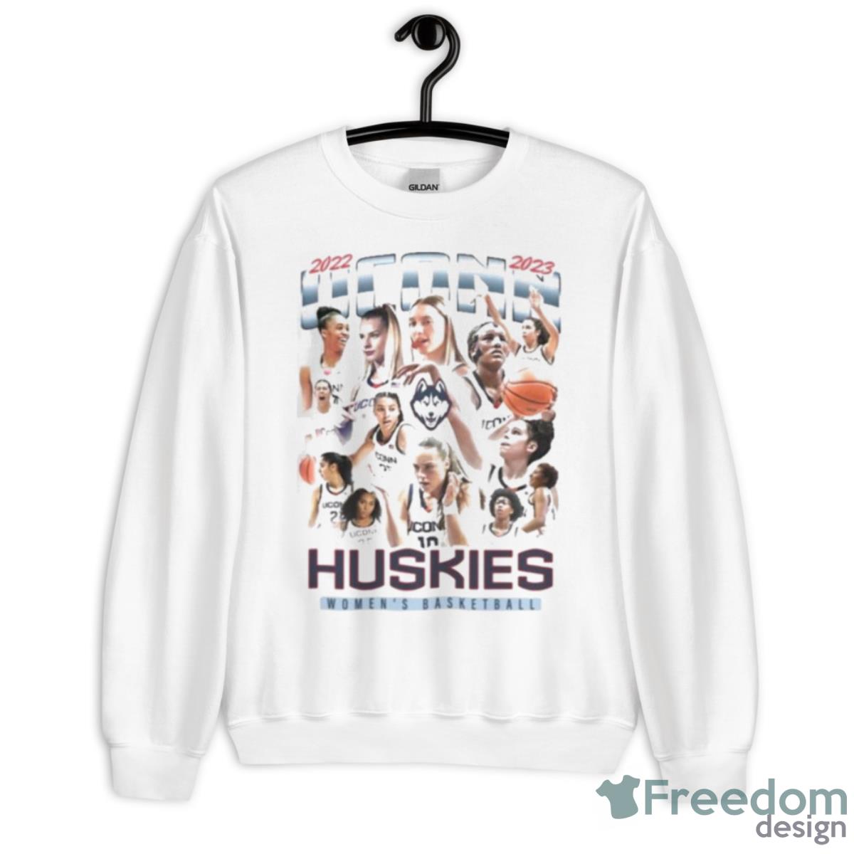 Uconn WoNFL Basketball Team Shirt - Unisex Heavy Blend Crewneck Sweatshirt