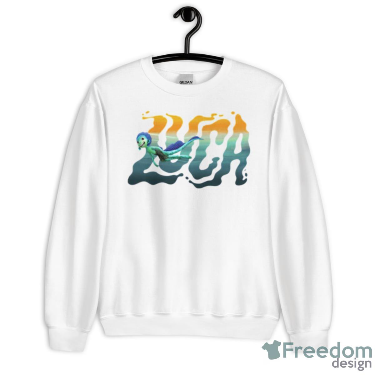 Under The Ocean Luca Luca Swimming Shirt - Unisex Heavy Blend Crewneck Sweatshirt