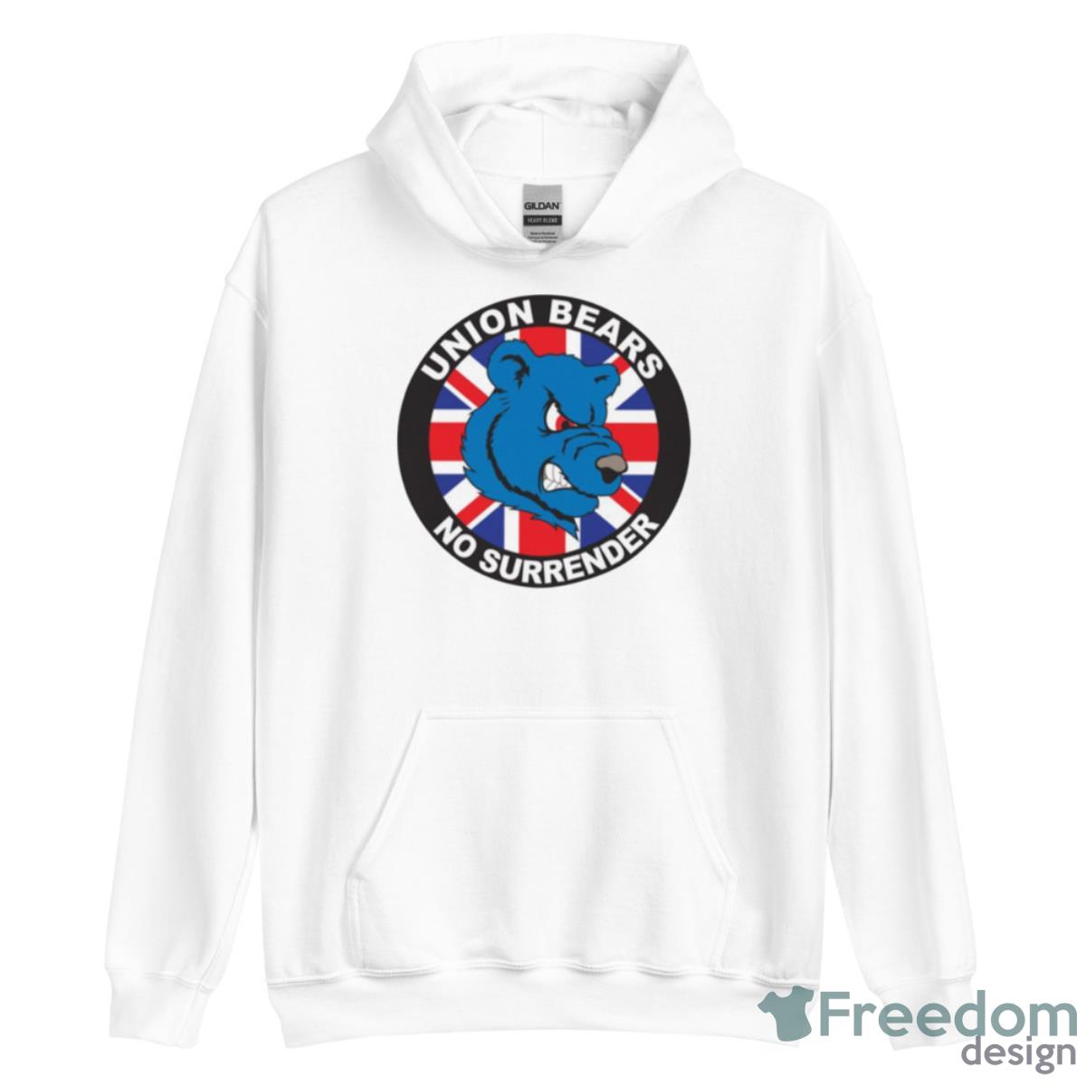 Union Bears Rangers No Surrender Shirt - Unisex Heavy Blend Hooded Sweatshirt