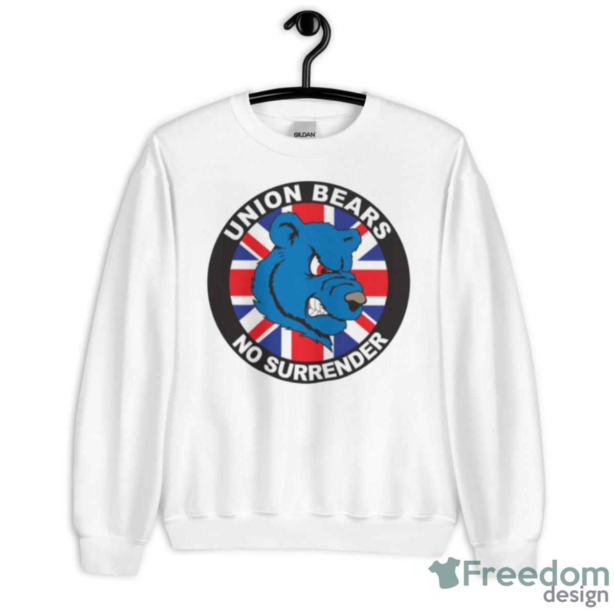 Union Bears Rangers No Surrender Shirt - Unisex Heavy Blend Crewneck Sweatshirt