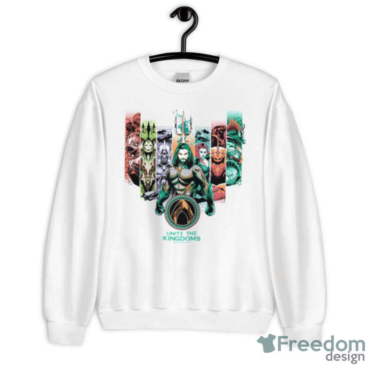 Unite The Kingdoms Atlanteans Graphic Aquaman Shirt - Unisex Heavy Blend Crewneck Sweatshirt