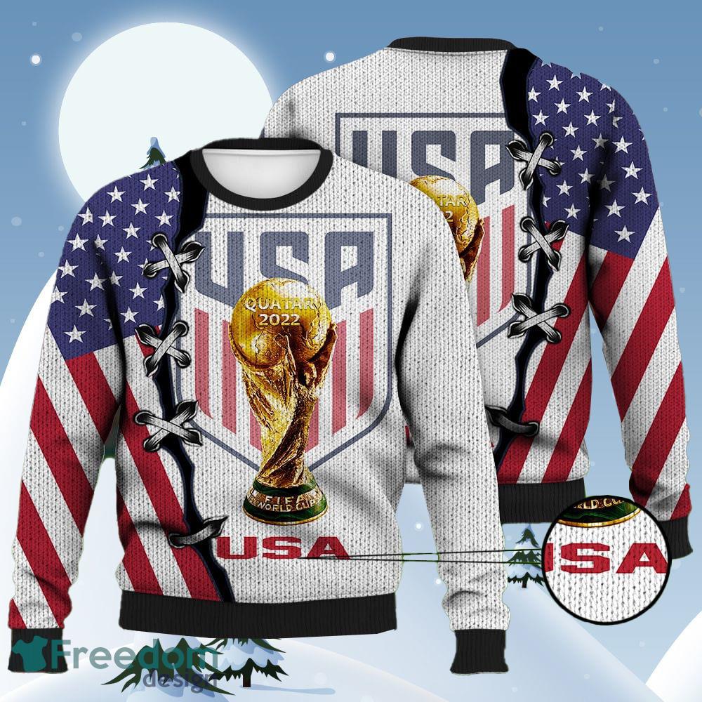 USA Soccer Christmas Sweater