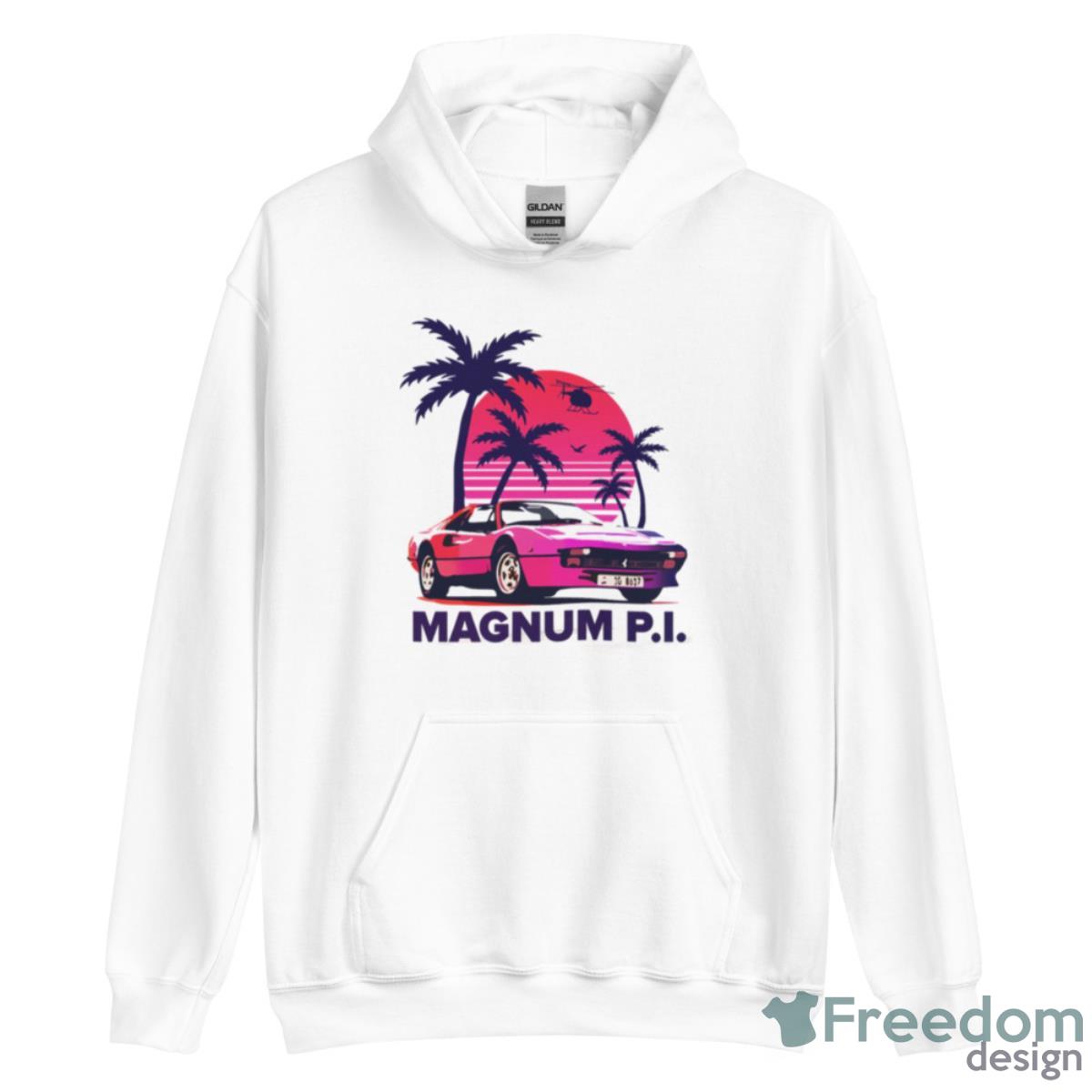 Vacation Magnum Pi Hawaii Shirt - Unisex Heavy Blend Hooded Sweatshirt