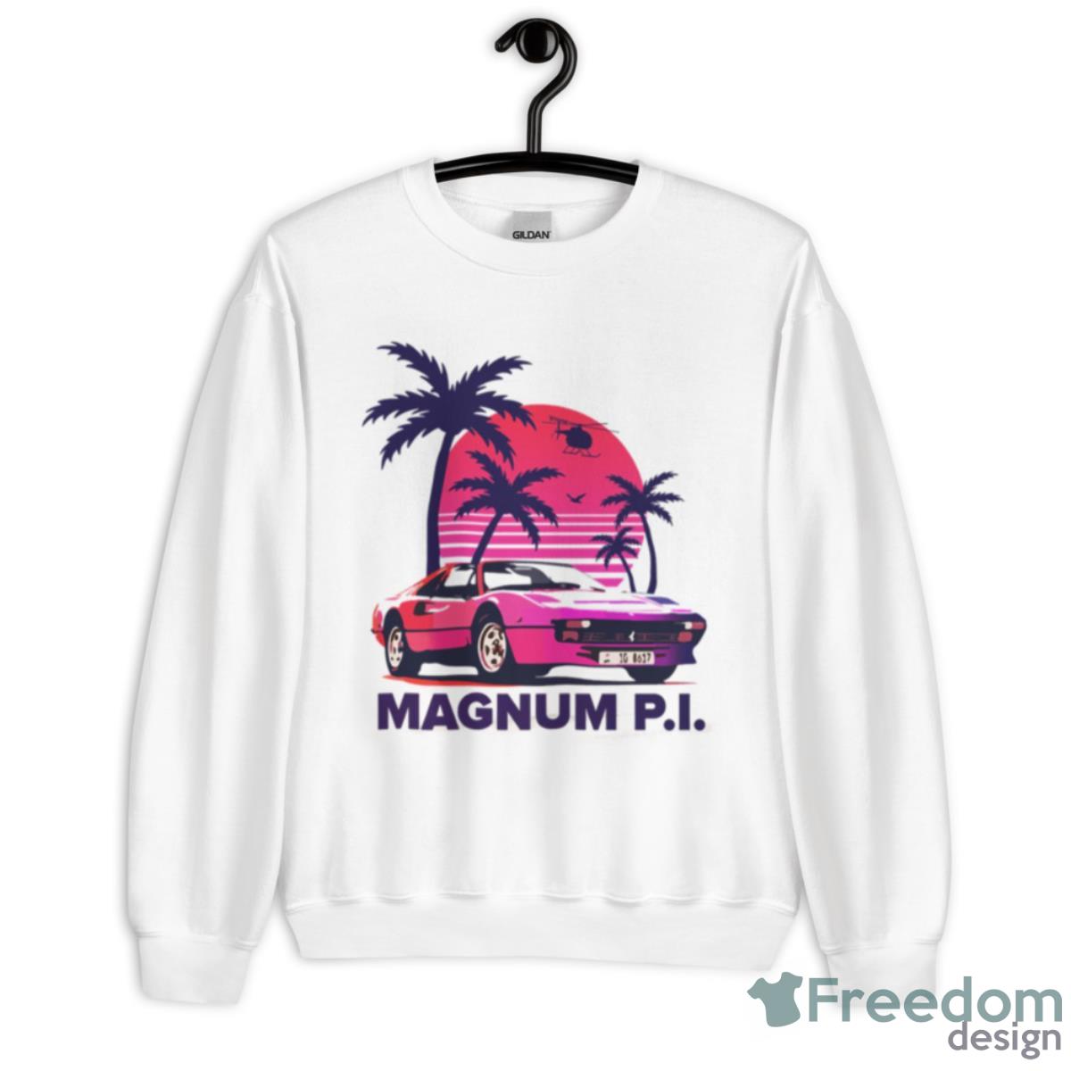 Vacation Magnum Pi Hawaii Shirt - Unisex Heavy Blend Crewneck Sweatshirt