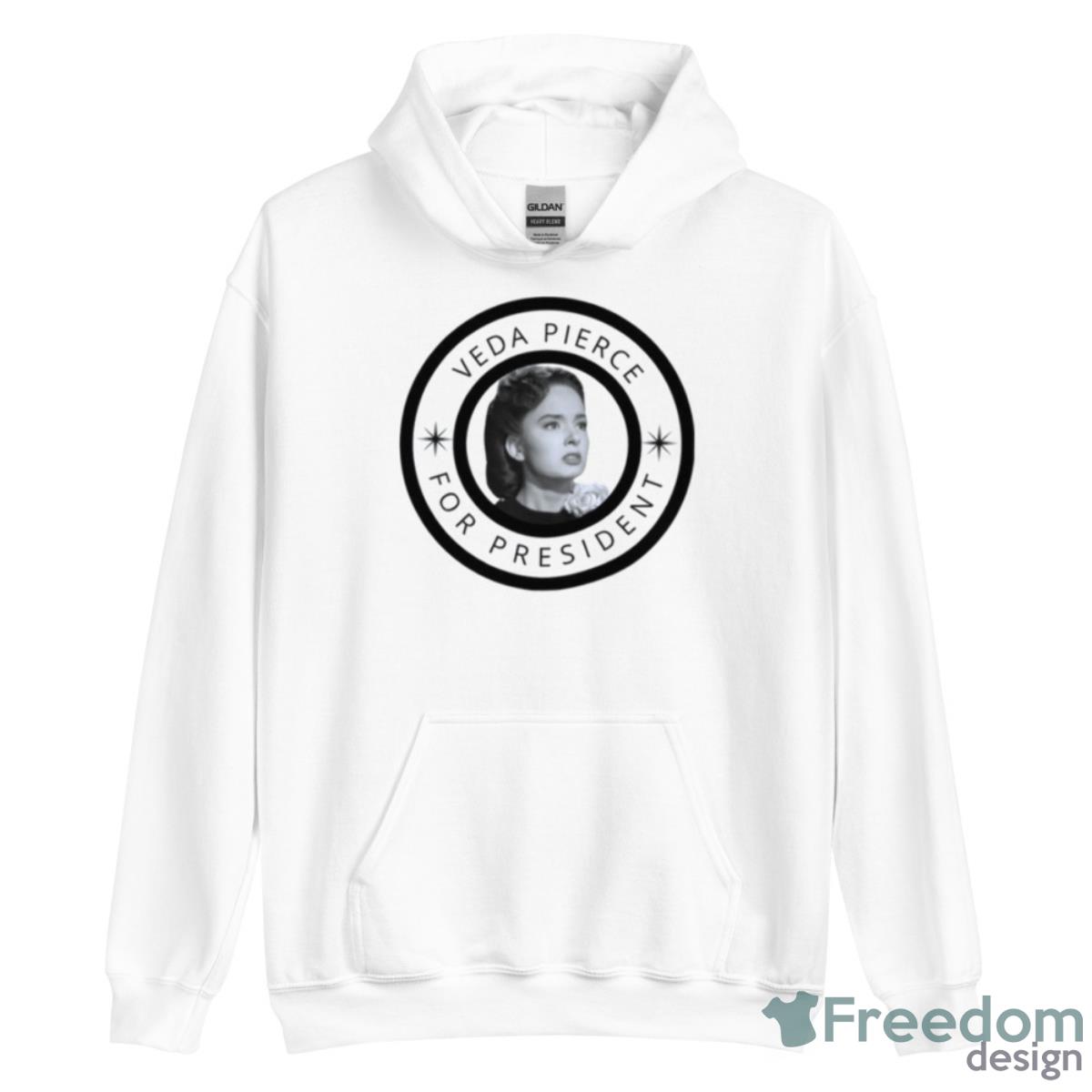 Veda Pierce For President Joan Crawford Shirt - Unisex Heavy Blend Hooded Sweatshirt