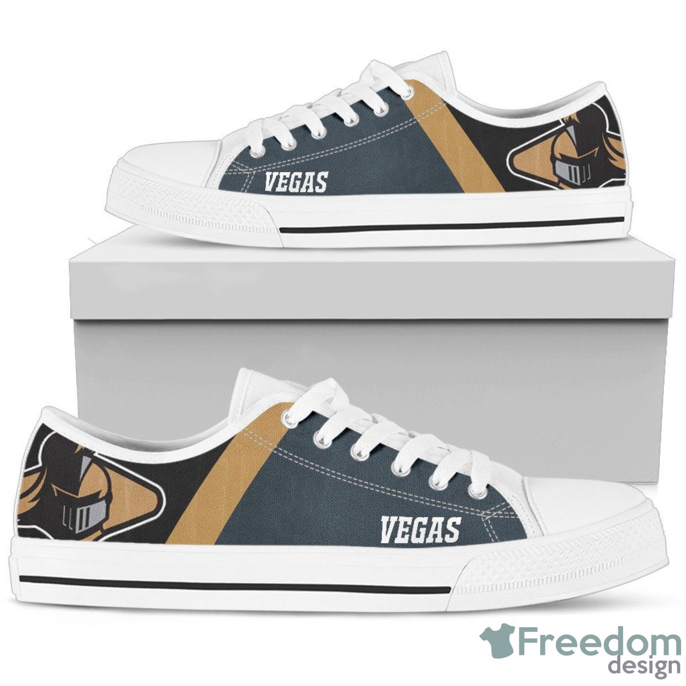 Vegas Goden Knights Low Top Canvas Shoes For Men And Women Product Photo 2