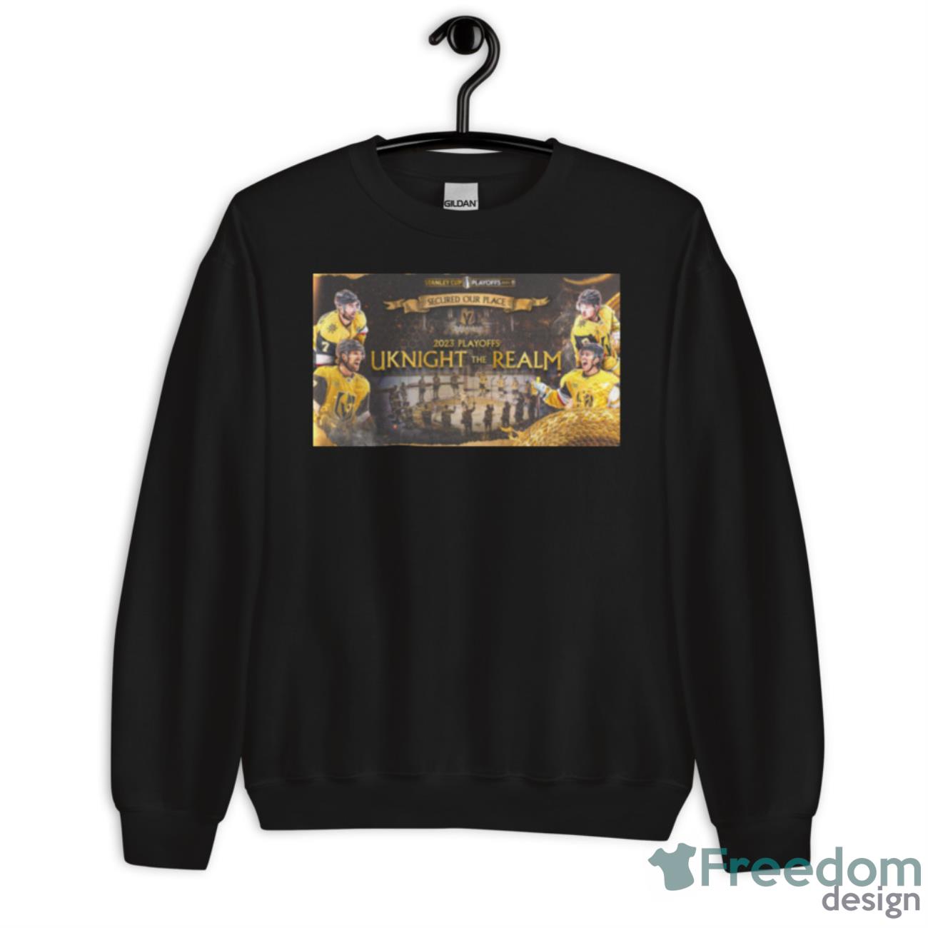 Vegas Golden Knights 2023 Stanley Cup Playoffs Uknight The Realm Shirt - Unisex Crewneck Sweatshirt