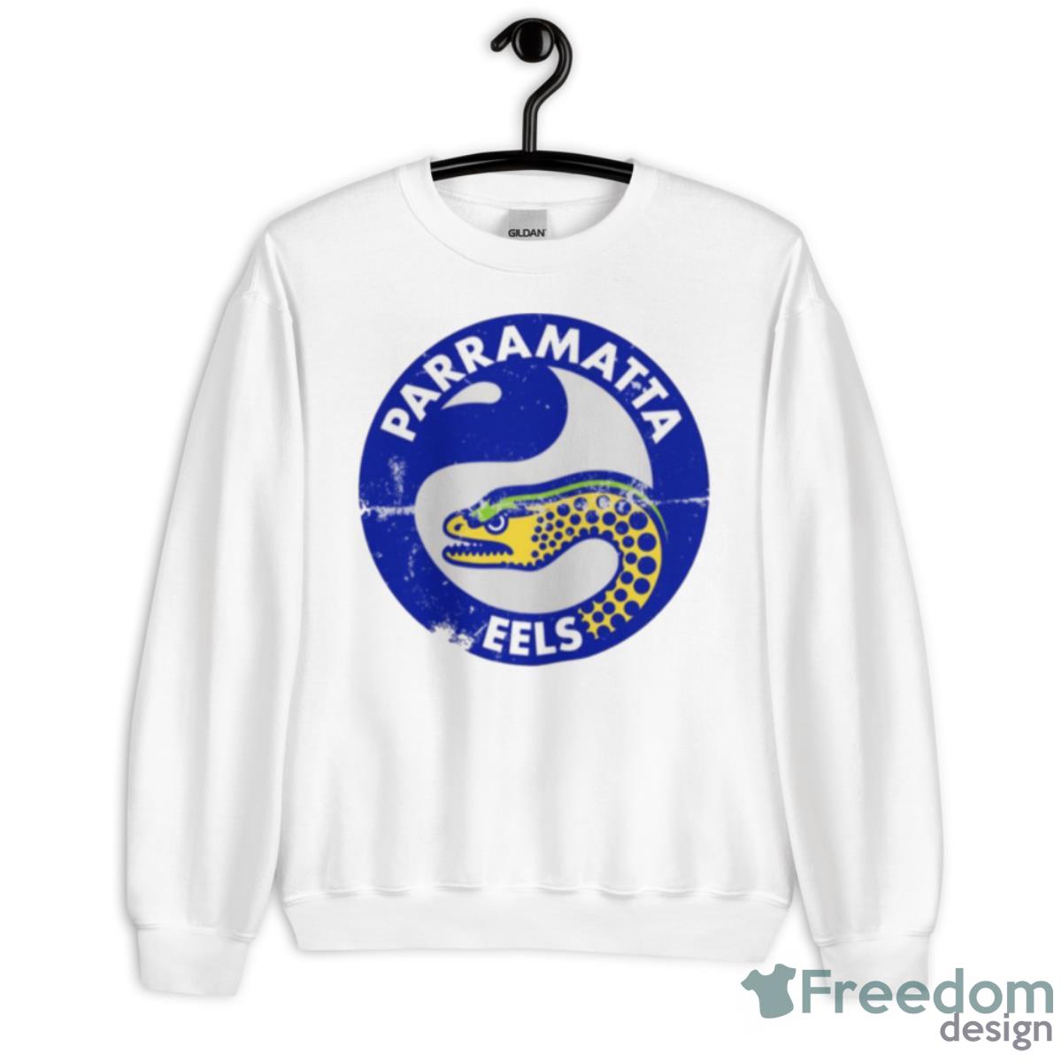 Vingtage Rugby Parramatta Eels Shirt - Unisex Heavy Blend Crewneck Sweatshirt