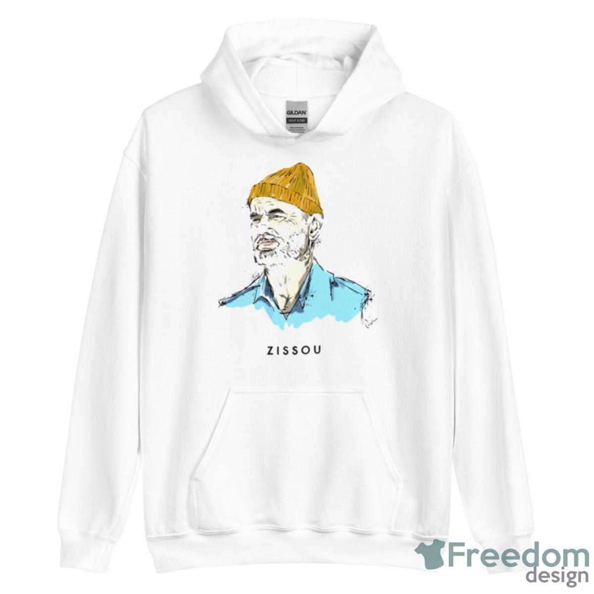 Vintage Retro Bill Murray Funny Movie Zissou Shirt - Unisex Heavy Blend Hooded Sweatshirt