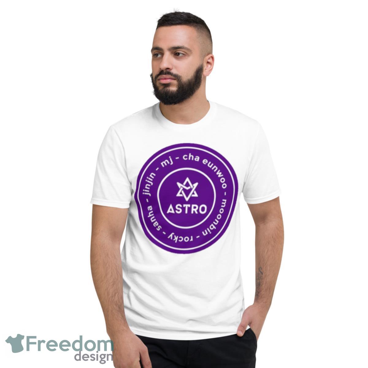 Violet Version Round Logo Astro Shirt - Short Sleeve T-Shirt