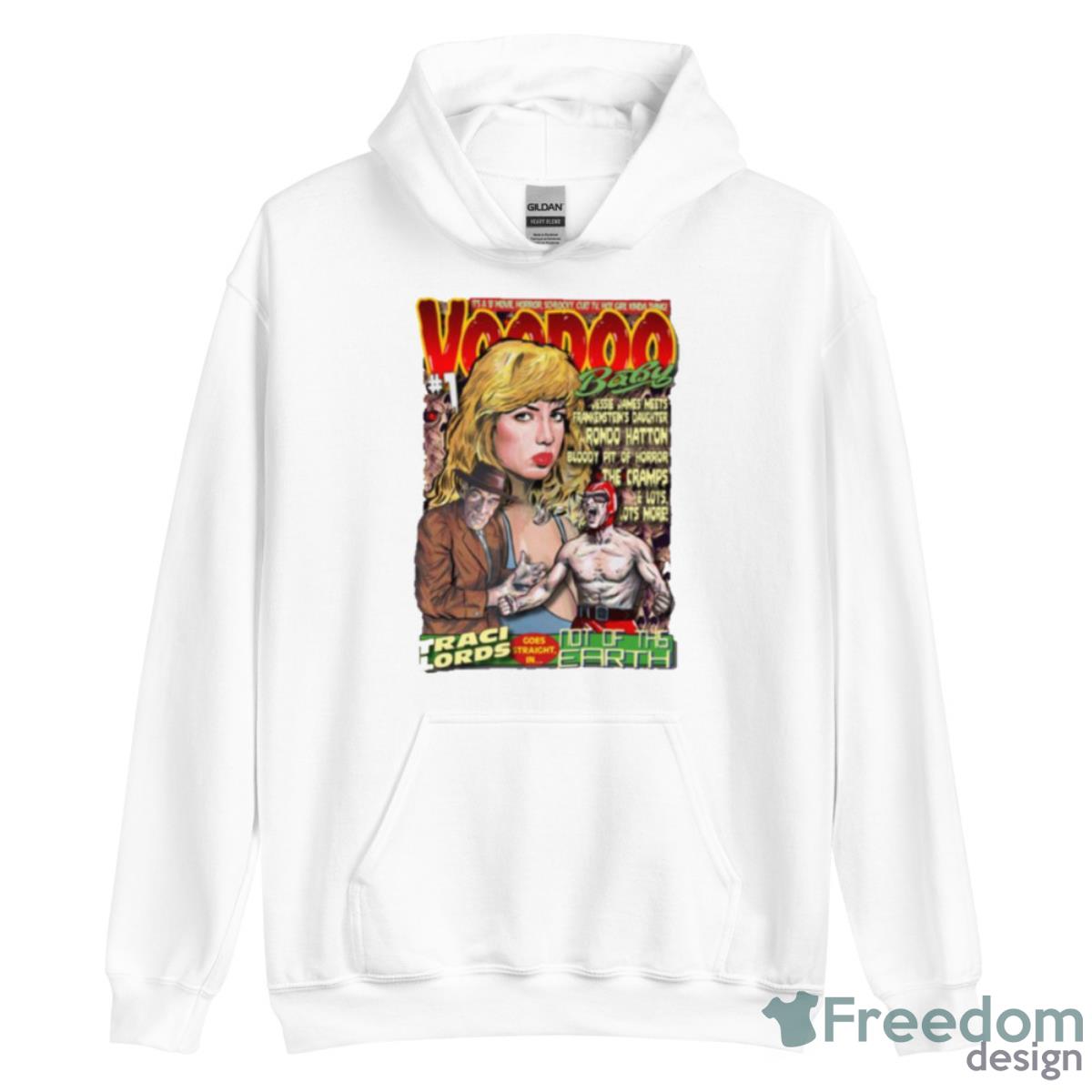 Voodoo Baby Issue 1 Cover Art Traci Lords shirt - Unisex Heavy Blend Hooded Sweatshirt