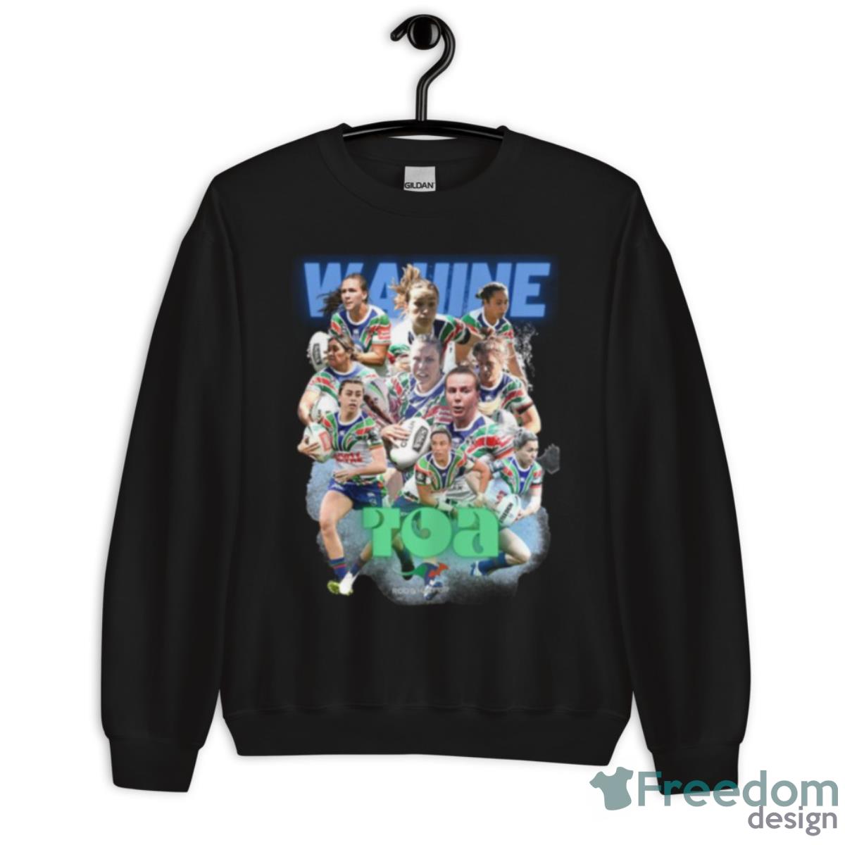 Wahine Toa Rugby Warriors Shirt - Unisex Crewneck Sweatshirt